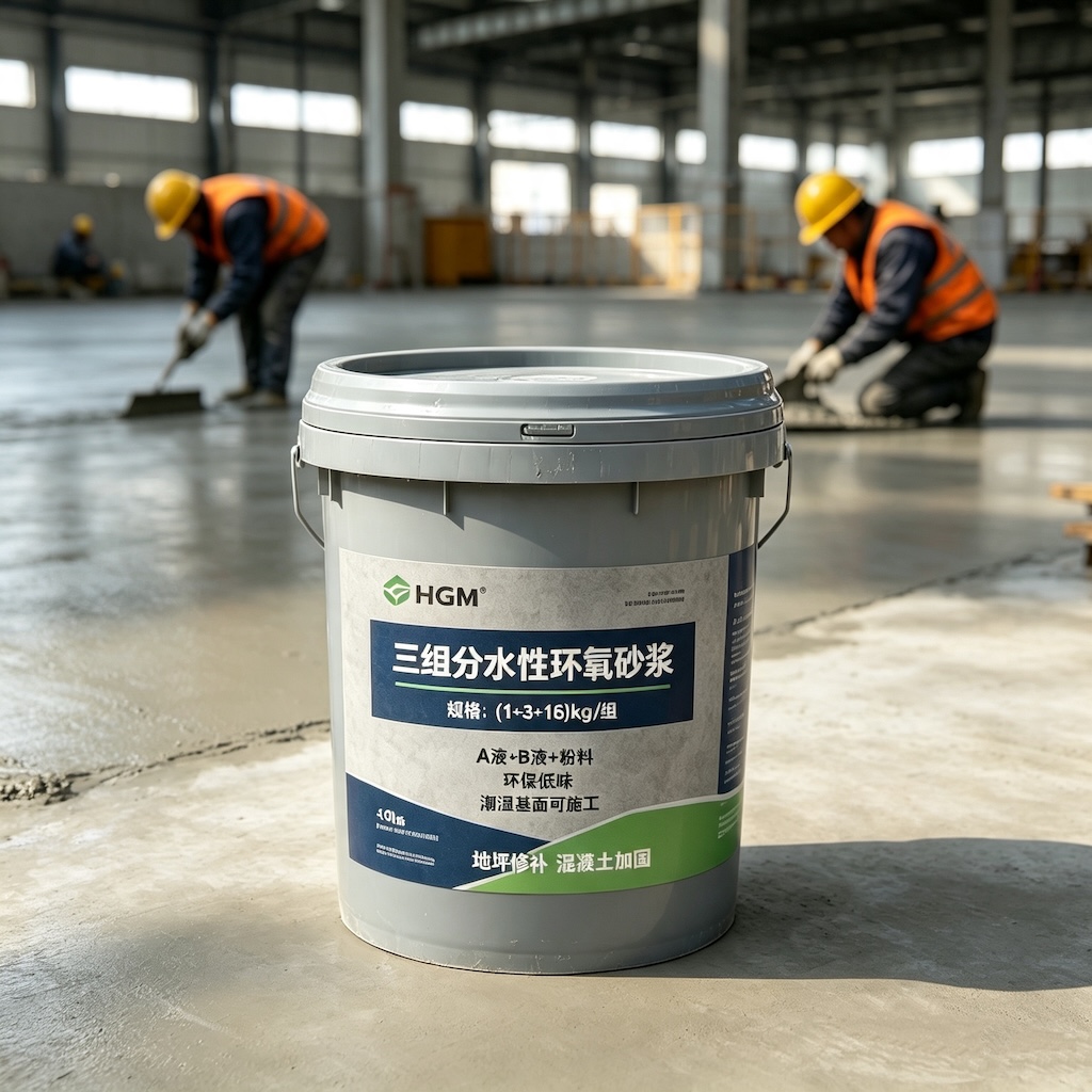 蝶山三组份水性环氧砂浆